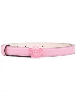( Nouvelle Collection ) Versace 1P65V BABYPINK BABYPINK VERSAGEGOLD Ceinture à Boucle Medusa Femme