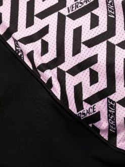 ( Nouvelle Collection ) Versace 5B530 NERO + CANDY Short De Cyclisme à Imprimé Greca Signature Femme -Pas Cher Versace Boutique 17827009 37515373 600