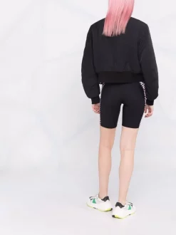 ( Nouvelle Collection ) Versace 5B530 NERO + CANDY Short De Cyclisme à Imprimé Greca Signature Femme -Pas Cher Versace Boutique 17827009 37516096 600