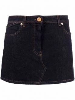 ( Nouvelle Collection ) Versace Jupe Medusa Head En Jean Femme