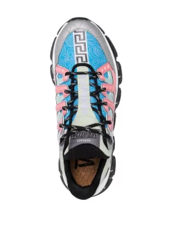 ( Nouvelle Collection ) Versace Baskets Trigreca à Design à Empiècements Homme -Pas Cher Versace Boutique 17837026 37927514 600