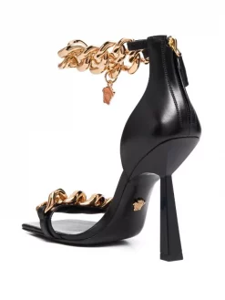 Versace Sandales Medusa à Détail De Chaîne Femme 6 Versace Sandales Medusa à Détail De Chaîne Femme -Pas Cher Versace Boutique 17839633 37551867 600