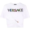 ( Nouvelle Collection ) Versace T-shirt Brodé à Détail D'épingle 2W070