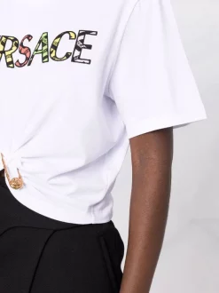 ( Nouvelle Collection ) Versace T-shirt Brodé à Détail D'épingle 2W070 8 ( Nouvelle Collection ) Versace T-shirt Brodé à Détail D'épingle 2W070 -Pas Cher Versace Boutique 17841418 37583385 600