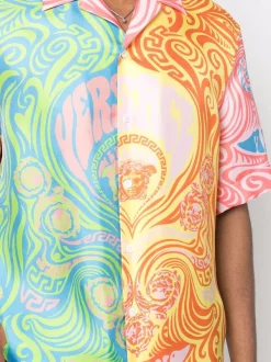 ( Nouvelle Collection ) Versace Chemise à Motif Imprimé Homme -Pas Cher Versace Boutique 17842568 37586560 600