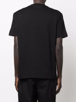 ( Nouvelle Collection ) Versace T-shirt à Logo Imprimé 1B000 BLACK -Pas Cher Versace Boutique 17851736 37789740 600