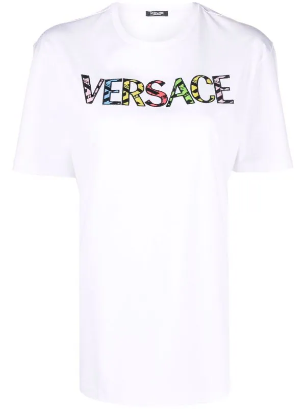 ( Nouvelle Collection ) Versace T-shirt En Coton à Logo Imprimé Homme 1 ( Nouvelle Collection ) Versace T-shirt En Coton à Logo Imprimé Homme