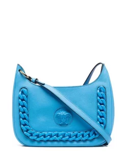 ( Nouvelle Collection ) Versace Sac Porté épaule La Medusa à Détail De Chaîne 1U38V BLUE
