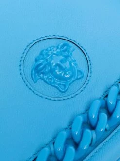 ( Nouvelle Collection ) Versace Sac Porté épaule La Medusa à Détail De Chaîne 1U38V BLUE -Pas Cher Versace Boutique 17860425 37594207 600