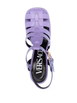 ( Nouvelle Collection ) Versace Sandales à Plateforme 1L72V ORCHID+ORO -Pas Cher Versace Boutique 17862461 37753063 600