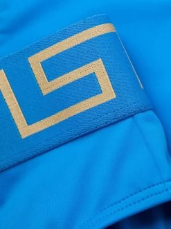 Versace Bas De Bikini à Taille Haute 1V390 TURQUOISE -Pas Cher Versace Boutique 17862730 37626106 600