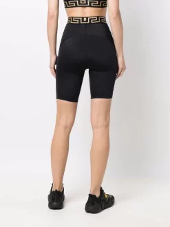 ( Nouvelle Collection ) Versace Short De Cyclisme à Bande Greca 1B000 BLACK -Pas Cher Versace Boutique 17863571 37617927 600