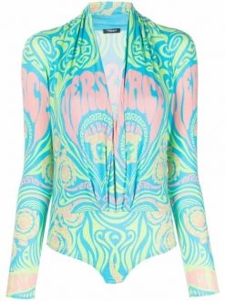 ( Nouvelle Collection ) Versace Body Medusa Music 5G130 NEON GREEN + SKY
