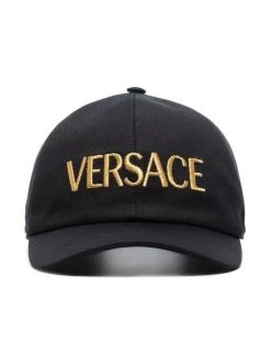 ( Access Edit ) Versace A4007 Casquette à Logo Brodé Homme