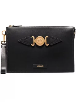 ( Nouvelle Collection ) Versace 1B00V Pochette à Plaque Medusa Homme