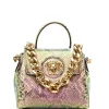 ( Exclusivité ) Versace Sac à Main La Medusa à Effet En Peau De Serpent MULTI COLOR