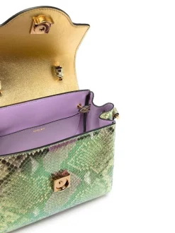 ( Exclusivité ) Versace Sac à Main La Medusa à Effet En Peau De Serpent MULTI COLOR -Pas Cher Versace Boutique 17883326 38483344 600