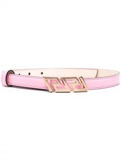 ( Nouvelle Collection ) Versace Ceinture à Boucle Greca 1P56V BABY PINK-VERSACE GOLD