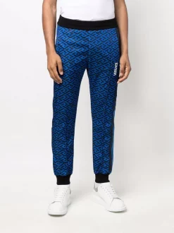 ( Nouvelle Collection ) Versace Pantalon De Jogging à Motif Monogrammé Homme -Pas Cher Versace Boutique 17887863 37759968 600