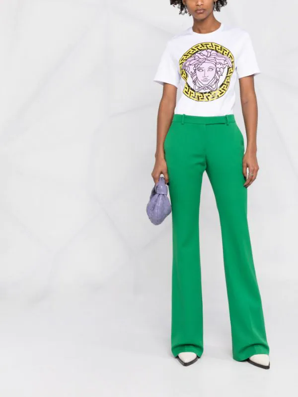 ( Nouvelle Collection ) Versace T-shirt Imprimé Medusa à Manches Courtes 2W070 BIANCO + MULTICOLOR 2 ( Nouvelle Collection ) Versace T-shirt Imprimé Medusa à Manches Courtes 2W070 BIANCO + MULTICOLOR – Image 2