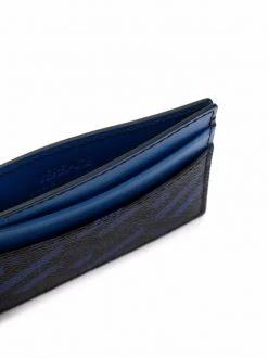 ( Nouvelle Collection ) Versace Porte-cartes La Greca 5U480 BLU NAVY+NERO -Pas Cher Versace Boutique 17891101 37742896 600