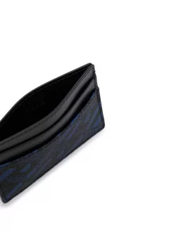 Versace Porte-cartes à Imprimé Greca 5U180 BLU NAVY+NERO -Pas Cher Versace Boutique 17902350 37865332 600