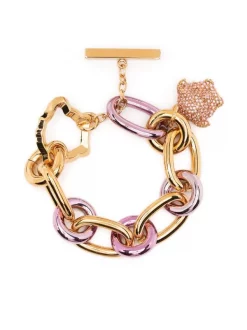 ( Nouvelle Collection ) Versace Bracelet Medusa En Chaîne 4J310 VERSACE GOLD LIGHT ROSE