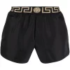 ( Nouvelle Collection ) Versace Maillot De Bain à Bande Logo A80G BLACKGOLDGREAKKAY
