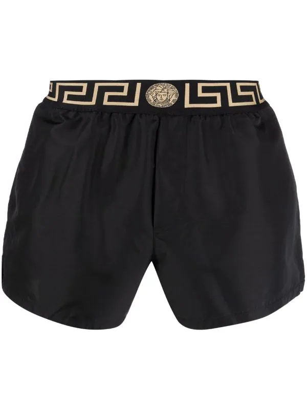 ( Nouvelle Collection ) Versace Maillot De Bain à Bande Logo A80G BLACKGOLDGREAKKAY 1 ( Nouvelle Collection ) Versace Maillot De Bain à Bande Logo A80G BLACKGOLDGREAKKAY