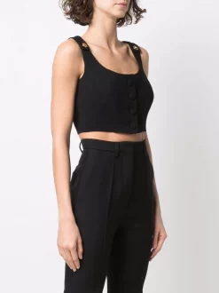 ( Nouvelle Collection ) Versace Haut Medusa Head Crop 1B000 BLACK -Pas Cher Versace Boutique 17921821 37966709 600