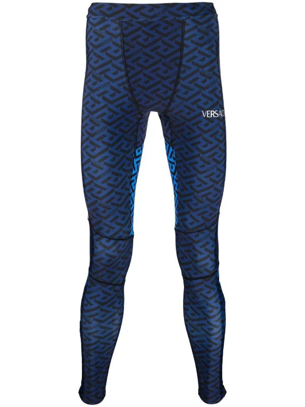 ( Nouvelle Collection ) Versace Legging à Motif Monogrammé 6U700 BLUNAVY+SAPPHIRE 1 ( Nouvelle Collection ) Versace Legging à Motif Monogrammé 6U700 BLUNAVY+SAPPHIRE