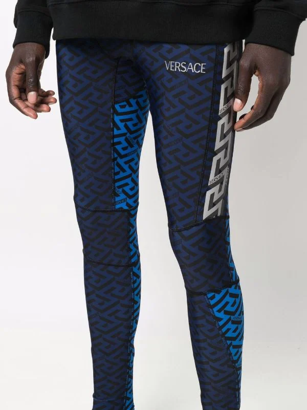 ( Nouvelle Collection ) Versace Legging à Motif Monogrammé 6U700 BLUNAVY+SAPPHIRE 5 ( Nouvelle Collection ) Versace Legging à Motif Monogrammé 6U700 BLUNAVY+SAPPHIRE – Image 5