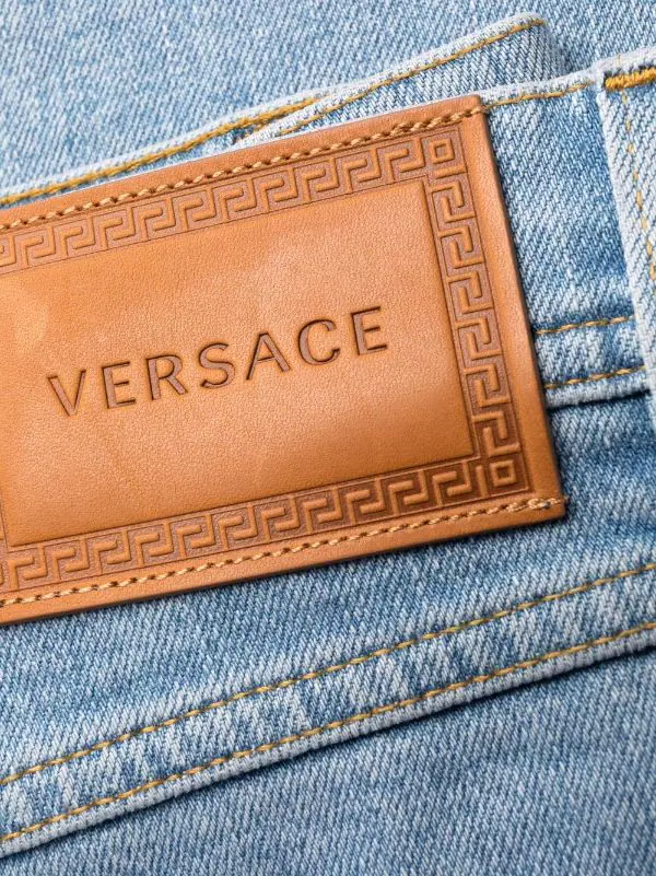 ( Nouvelle Collection ) Versace Jean Droit à Taille Haute Femme 6 ( Nouvelle Collection ) Versace Jean Droit à Taille Haute Femme – Image 6