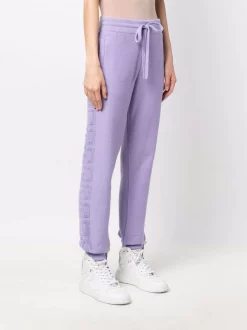 ( Nouvelle Collection ) Versace Pantalon De Jogging En Maille à Lien De Resserrage 1L720 LILAC -Pas Cher Versace Boutique 17925244 37945822 600