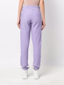 ( Nouvelle Collection ) Versace Pantalon De Jogging En Maille à Lien De Resserrage 1L720 LILAC -Pas Cher Versace Boutique 17925244 37946263 600