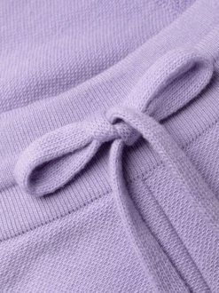 ( Nouvelle Collection ) Versace Pantalon De Jogging En Maille à Lien De Resserrage 1L720 LILAC -Pas Cher Versace Boutique 17925244 37946265 600