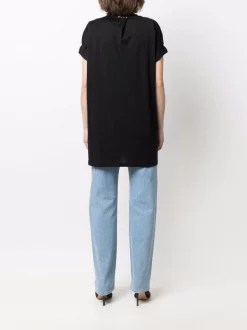 ( Nouvelle Collection ) Versace T-shirt Medusa Head à Fronces 2B020 BLACK WHITE -Pas Cher Versace Boutique 17925245 37865832 600