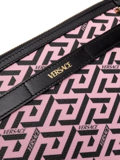 ( Nouvelle Collection ) Versace Sac Porté épaule La Greca Bicolore 5P21V CANDY+BLACK - ORO VERSACE -Pas Cher Versace Boutique 17926153 37871387 600