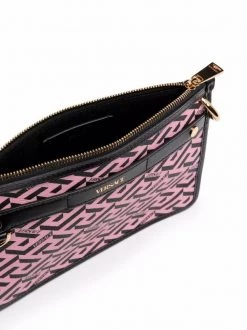 ( Nouvelle Collection ) Versace Sac Porté épaule La Greca Bicolore 5P21V CANDY+BLACK - ORO VERSACE -Pas Cher Versace Boutique 17926153 37871408 600