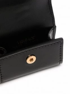 ( Nouvelle Collection ) Versace étui D'AirPod Medusa En Cuir Verni 1B00V NERO - ORO VERSACE -Pas Cher Versace Boutique 17957526 37931910 600