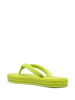 ( Nouvelle Collection ) Versace Tongs à Motif Greca Embossé Femme -Pas Cher Versace Boutique 17957534 37933167 600