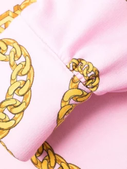 ( Nouvelle Collection ) Versace 5P220 CANDY + GOLD Robe-pull à Imprimé Chaînes Femme -Pas Cher Versace Boutique 17958289 37954247 600