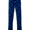 ( Nouvelle Collection ) Versace Pantalon De Jogging à Motif Géométrique 2UA00 SAPPHIRE/BLACK