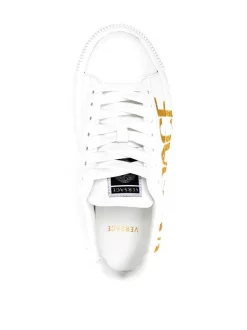 ( Nouvelle Collection ) Versace Baskets En Cuir à Logo Imprimé 1W00V 7 ( Nouvelle Collection ) Versace Baskets En Cuir à Logo Imprimé 1W00V -Pas Cher Versace Boutique 17966268 38195125 600