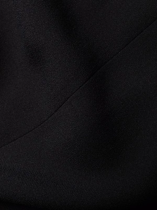 ( Nouvelle Collection ) Versace Robe Courte à Col Bénitier 1B000 BLACK 7 ( Nouvelle Collection ) Versace Robe Courte à Col Bénitier 1B000 BLACK – Image 7