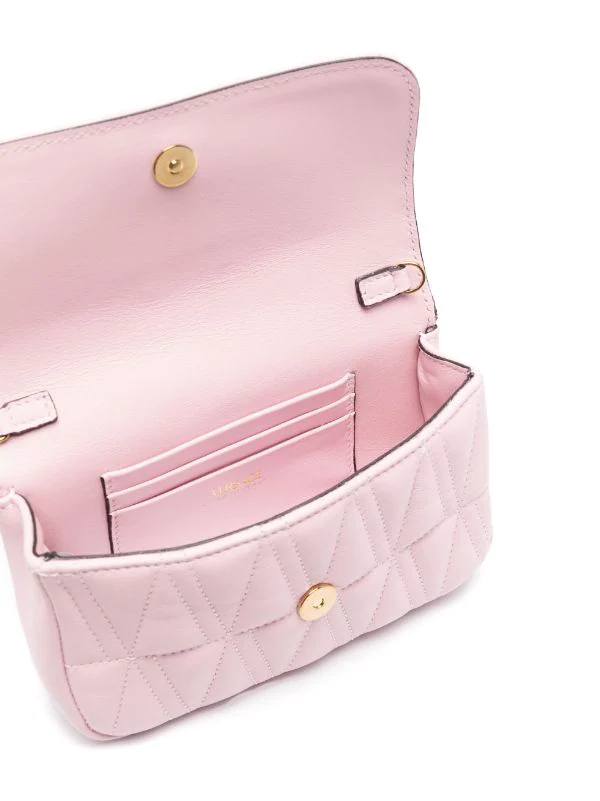 Versace 1PG4V ENGLISH ROSE -VERSACE GOLD Sac à Bandoulière Matelassé à Bride En Chaîne Femme 6 Versace 1PG4V ENGLISH ROSE -VERSACE GOLD Sac à Bandoulière Matelassé à Bride En Chaîne Femme – Image 6