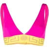 Versace 2PA50 FUXIA YELLOW Haut De Bikini Greca à Bonnets Triangle Femme