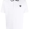 Versace Polo à Col Greca 2W020 WHITE + BLACK