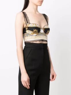 Versace 5W170 WHITE+GOLD+BLACK Soutien-gorge La Coupe Des Dieux Femme -Pas Cher Versace Boutique 17974246 37957647 600