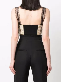 Versace 5W170 WHITE+GOLD+BLACK Soutien-gorge La Coupe Des Dieux Femme -Pas Cher Versace Boutique 17974246 37957650 600